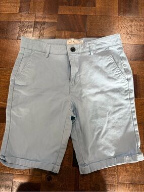 Men's Light Blue Cotton Chino Shorts